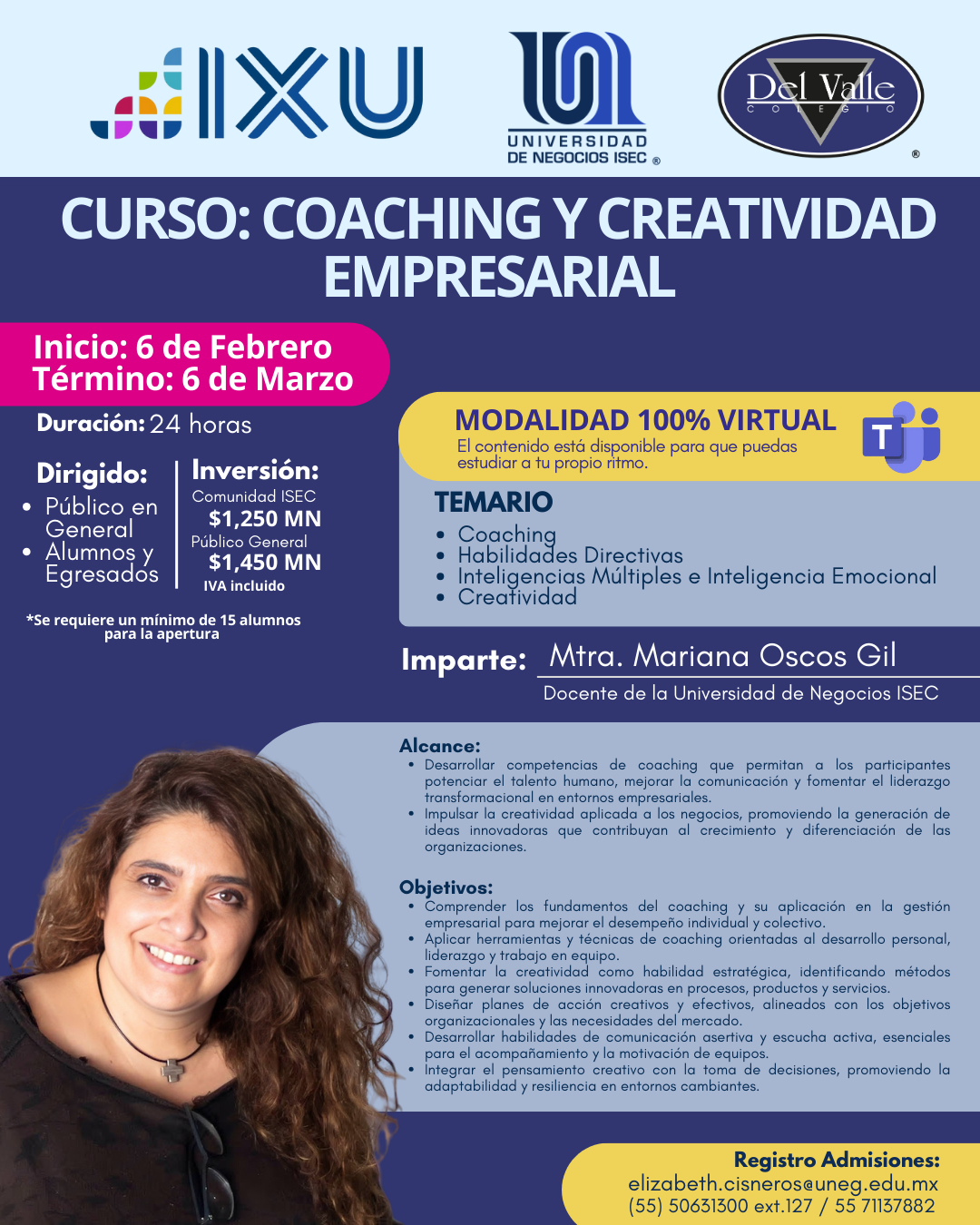 Curso Coaching y creatividad empresarial