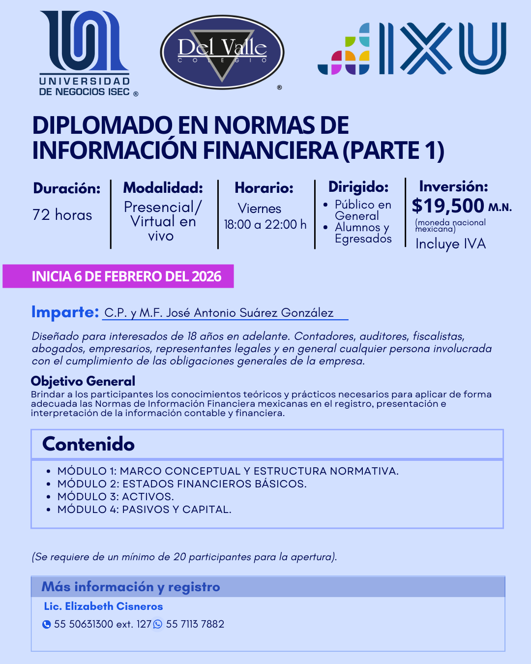 Diplomado en Normas de Informacion Financiera (parte 1)
